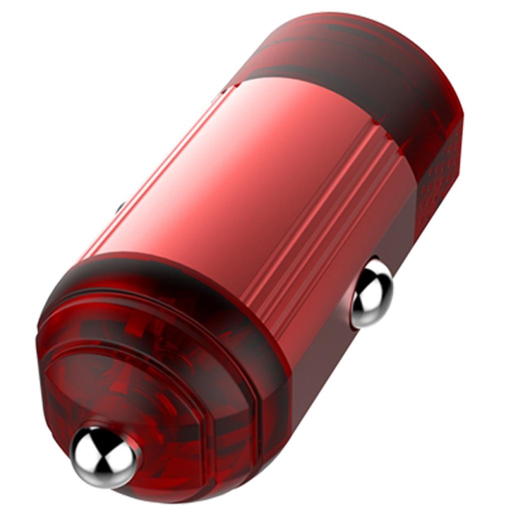 Зарядний пристрій ColorWay 1USB Quick Charge 3.0 (18W) red (CW-CHA012Q-RD) - зображення 3