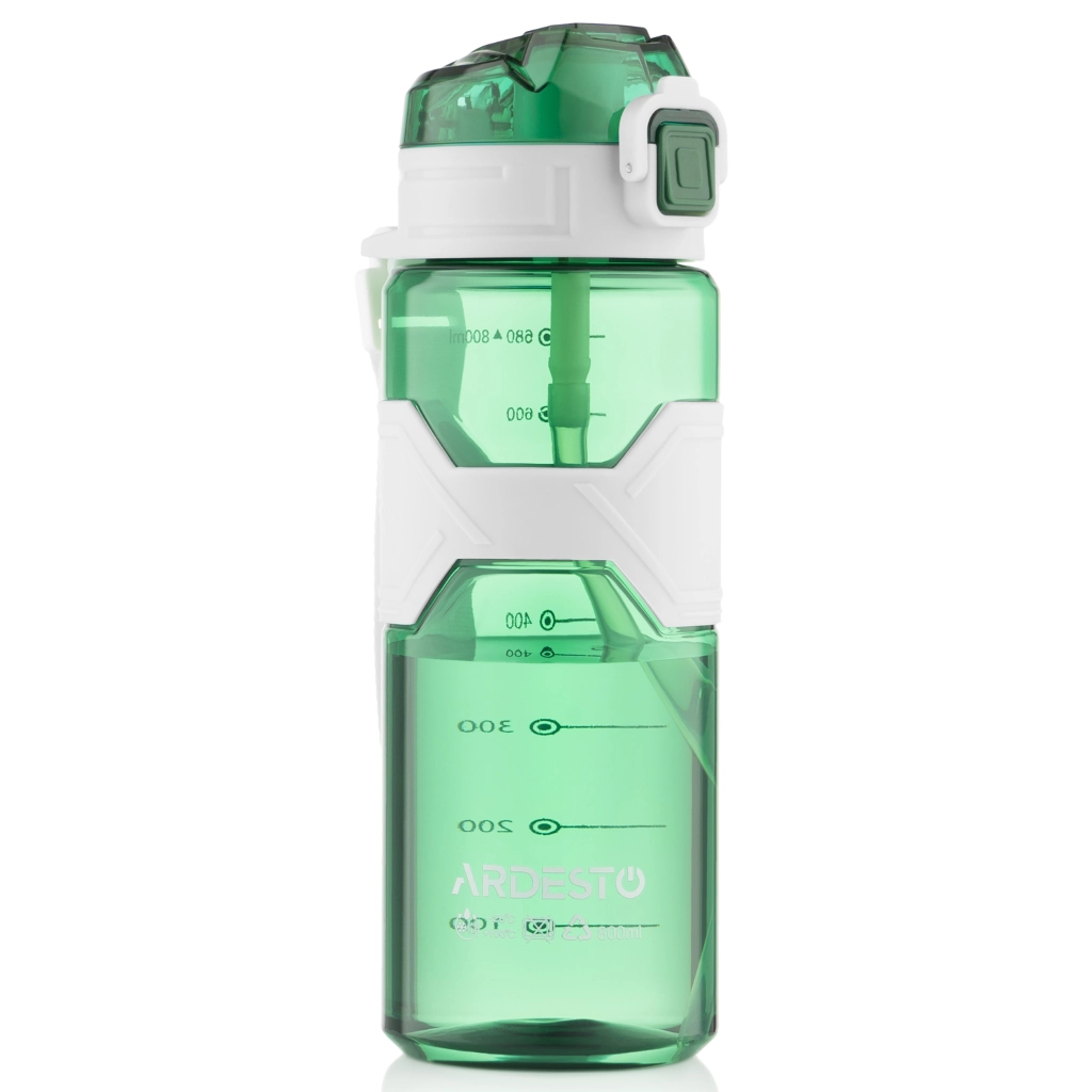 Пляшка для води Ardesto Fitness 800мл зелений (AR2280EG) - зображення 1