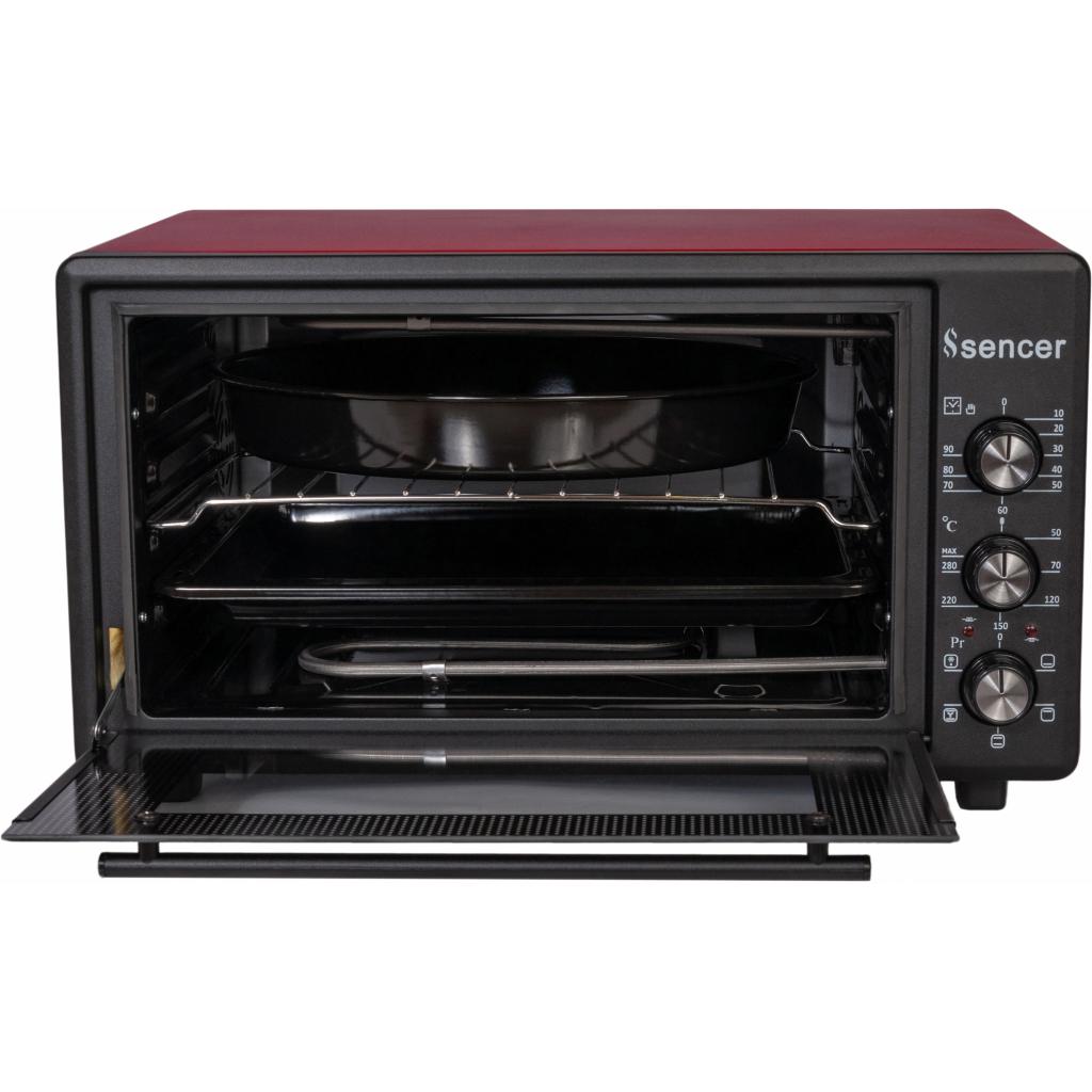 Електропіч Sencer MF 46E24 Matt Black - зображення 4