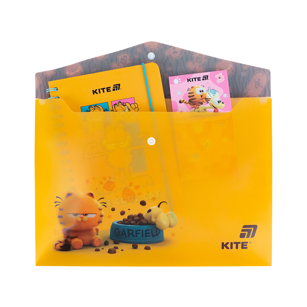 Папка - куточок Kite А4 Garfield -1 (GF25-244-1) - изображение 3