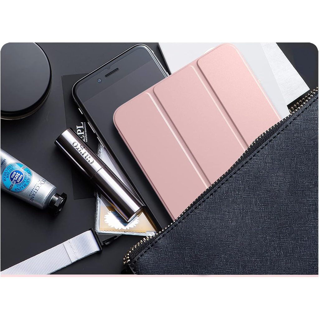 Чохол до планшета BeCover Tri Fold Hard Apple iPad Mini 7 2024 Rose Gold (712456) - зображення 5