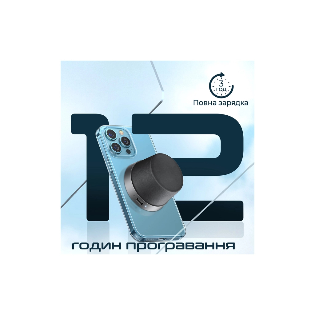 Акустична система Promate Punch 3 Вт Black (punch.black) - зображення 6