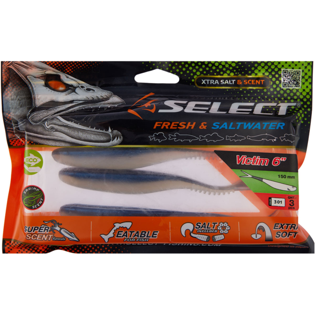 Силікон рибальський Select Victim V-Tail 6" 301 (3 шт/уп) (1870.74.58) - зображення 2
