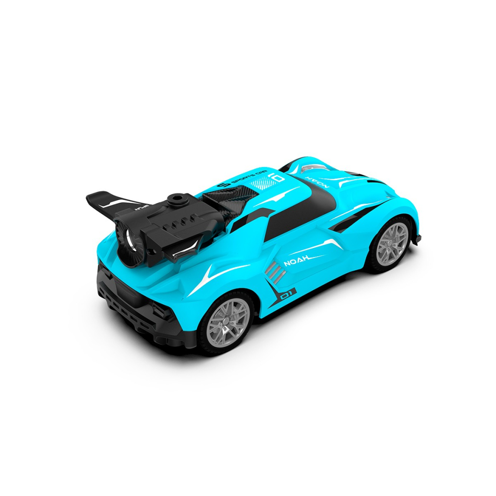 Радіокерована іграшка Sulong Toys Spray Car – Sport (блакитний, 1:24, світло, функція туман) (SL-354RHBL) - зображення 9