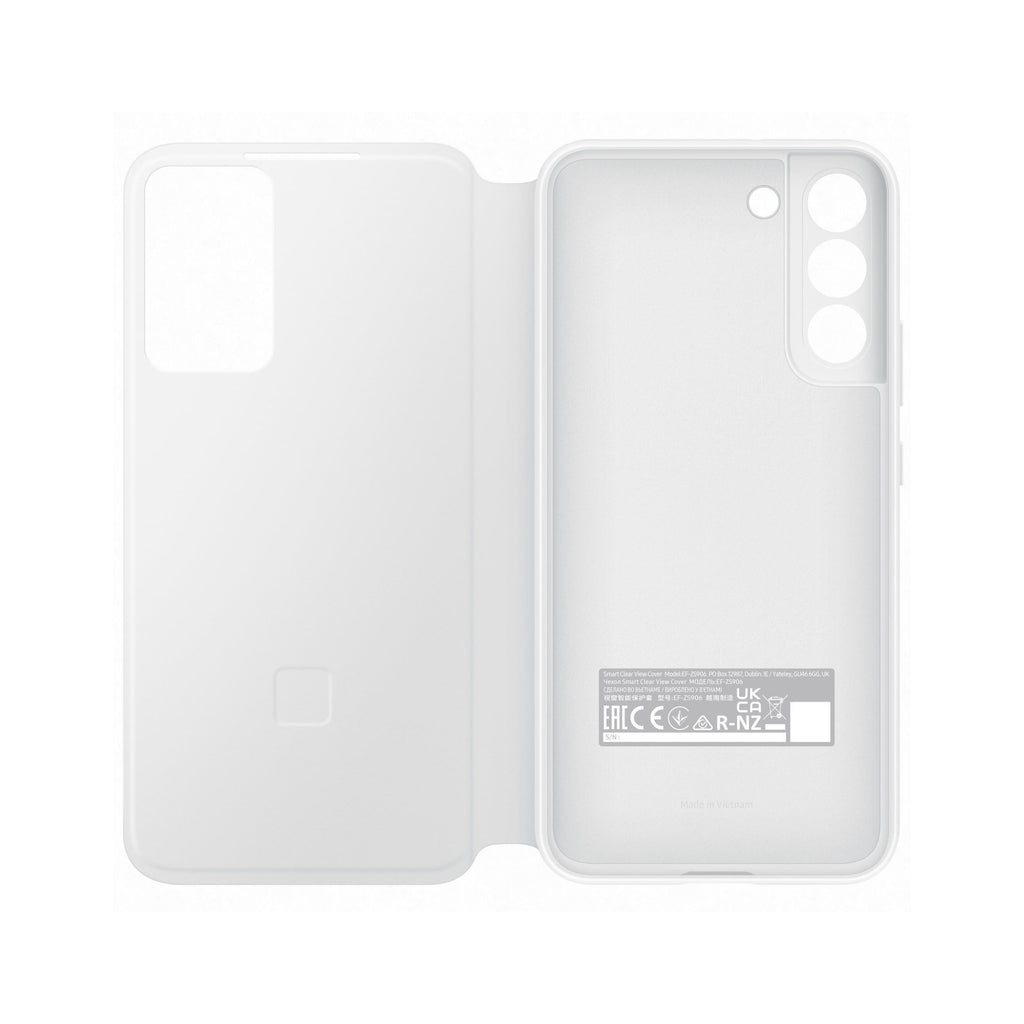 Чохол до мобільного телефона Samsung Smart Clear View Cover Galaxy S22 Plus White (EF-ZS906CWEGRU) - зображення 4
