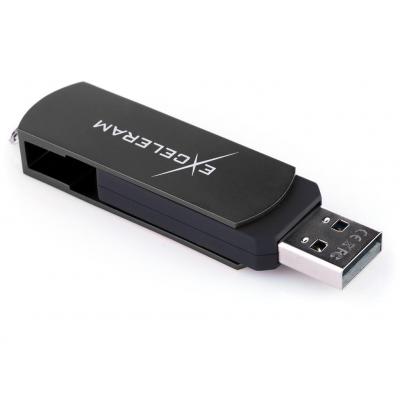 USB флеш накопичувач eXceleram 8GB P2 Series Black/Black USB 2.0 (EXP2U2BB08) - зображення 5