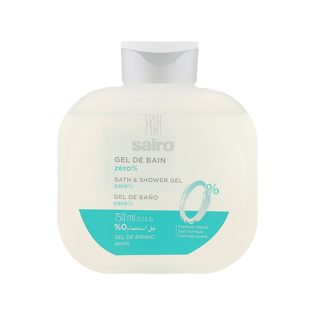 Гель для душу Sairo Bath And Shower Gel 0% 750 мл (8433295049324) - зображення 1