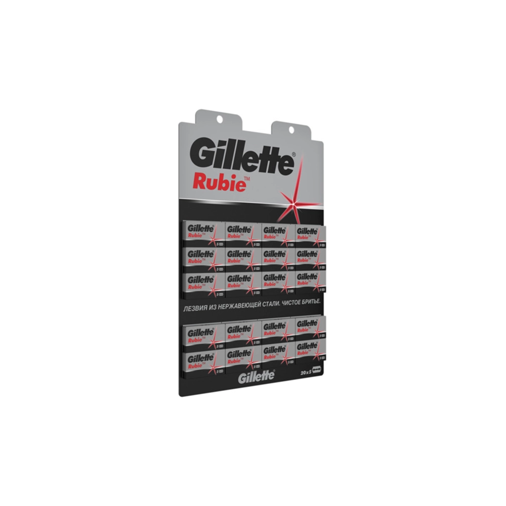 Змінні касети Gillette Rubie Platinum двосторонні леза 5 шт. (3014260239060) - зображення 2
