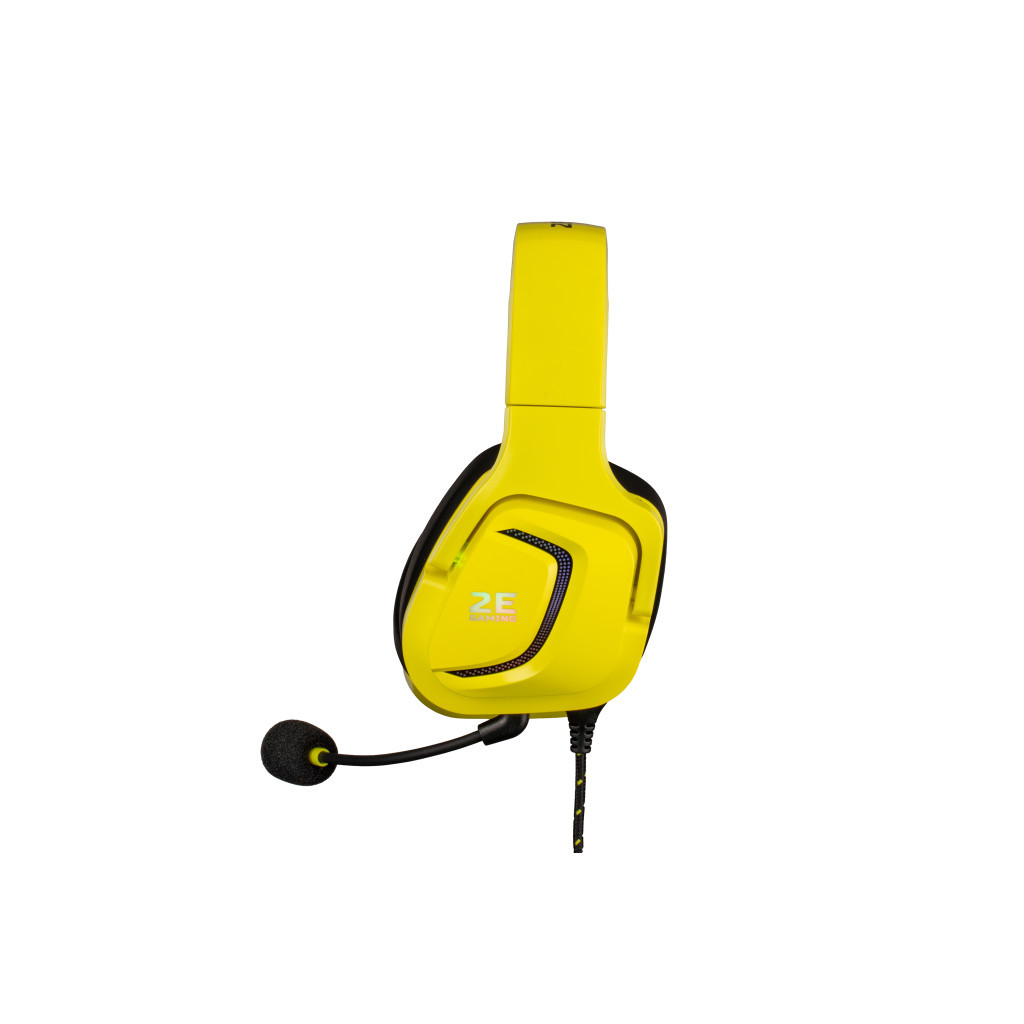 Навушники 2E HG340 RGB 3.5mm Yellow (2E-HG340YW) - зображення 6