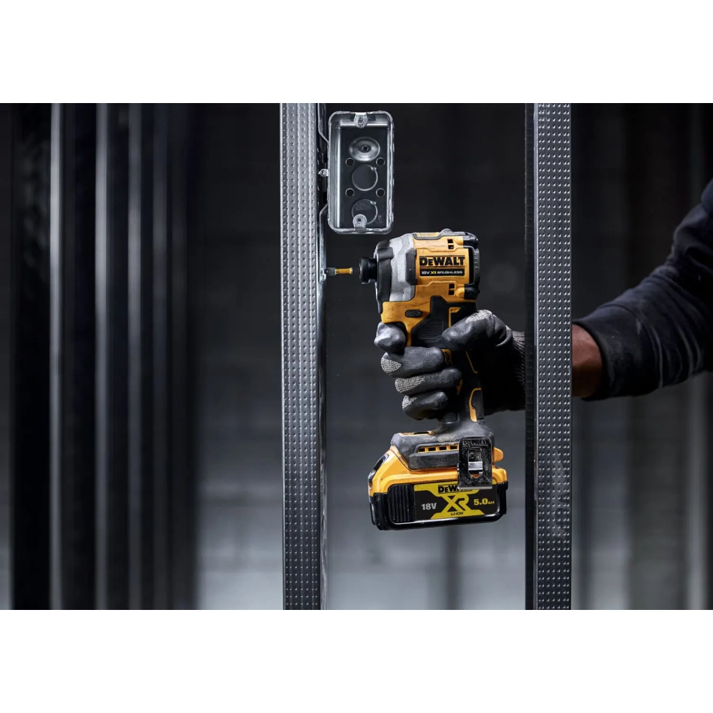 Шуруповерт DeWALT 18 В XR Li-Ion, 2x5Ah, безщітковий, 206 Нм, 3250 об/хв, TSTAK (DCF850P2T) - изображение 8