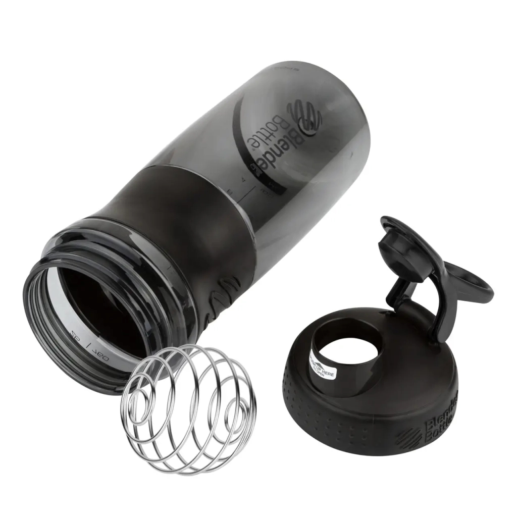 Шейкер спортивний BlenderBottle SportMixer Flip 28oz/820ml Black (SM 28oz Black) - зображення 4