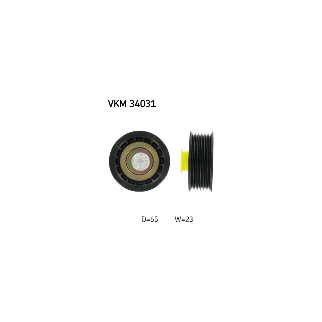 Ролик натягувача ременя SKF VKM 34031 - зображення 1