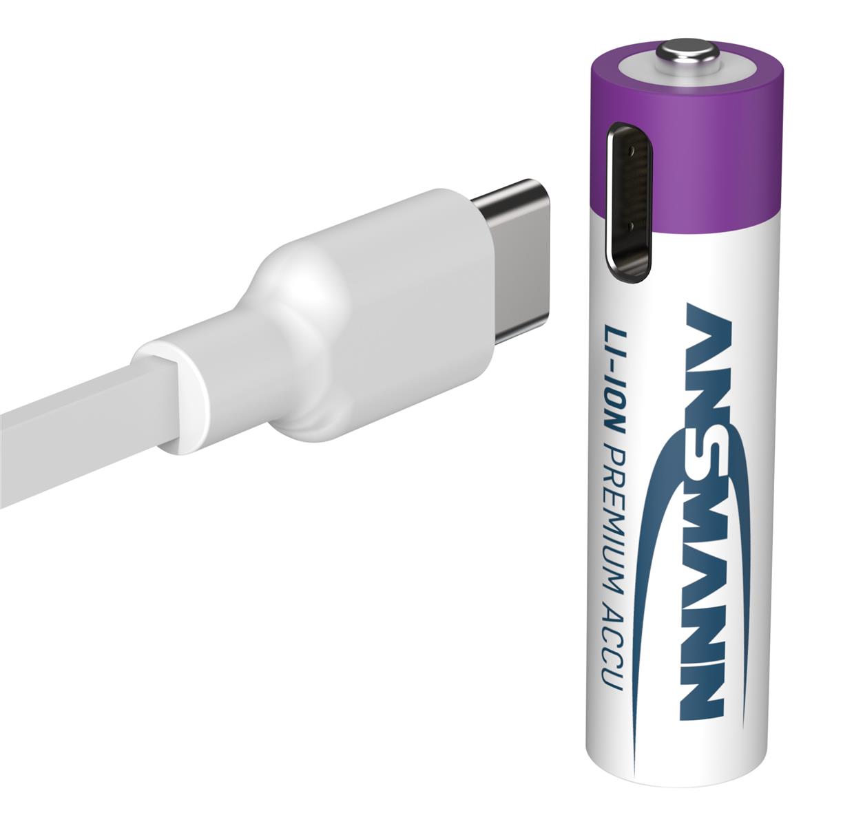 Акумулятори Ansmann AAA/HR03 Li-Ion 500 mAh BL 4 шт - изображение 2