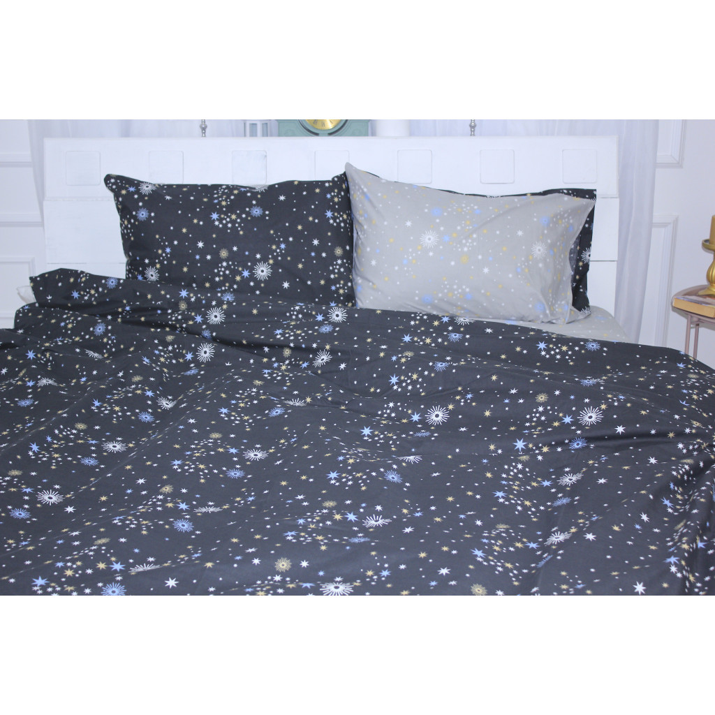 Постільна білизна MirSon Бязь Ranforce Elite 17-0484 Constellation Сімейна 160x220 (2200004733814) - изображение 1