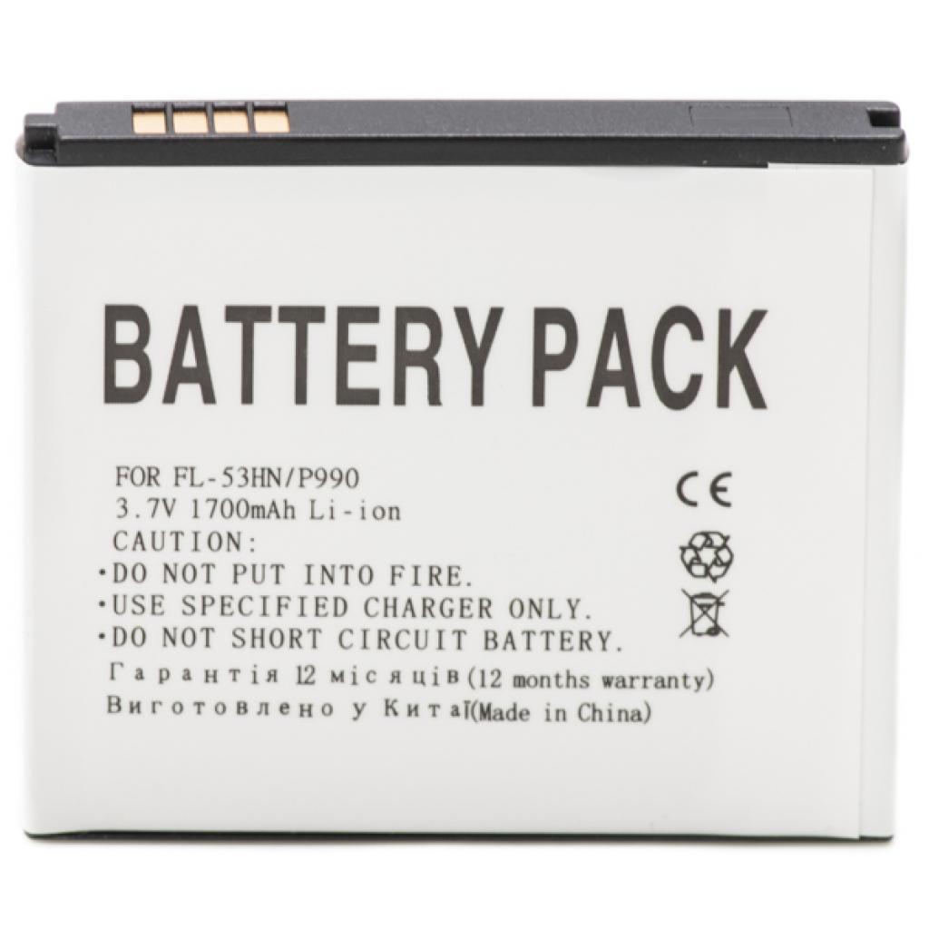 Акумуляторна батарея PowerPlant LG FL-53HN (P990, P920, P990, P993, Optimus 3D) (DV00DV6097) - зображення 1