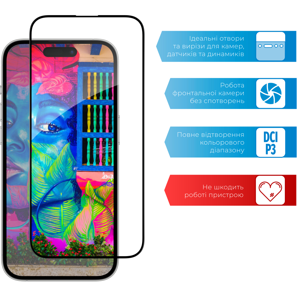 Скло захисне ACCLAB Full Glue Apple iPhone 14 Pro Max (1283126541988) - зображення 4