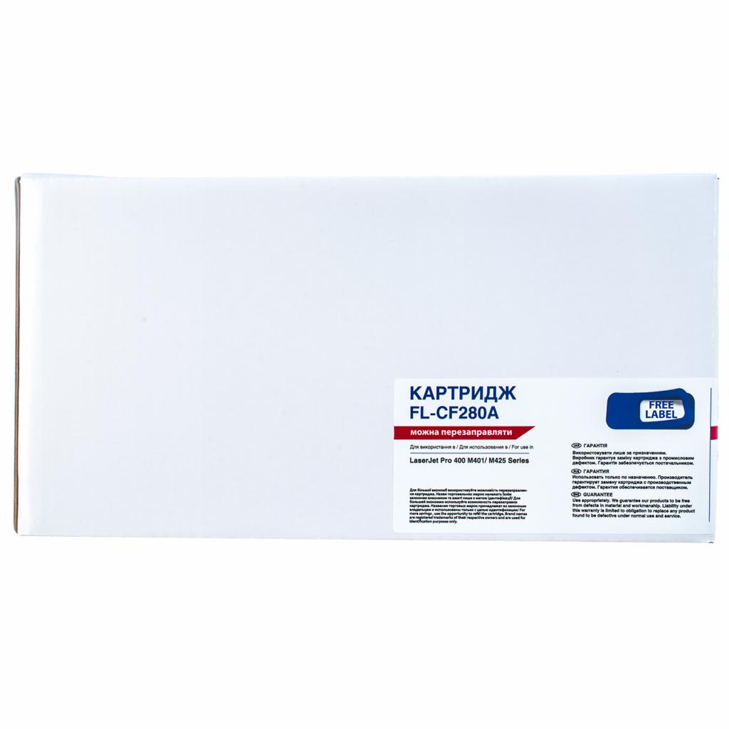 Картридж FREE Label HP LJ CF280A (для LJ Pro 400 M401/ M425) (FL-CF280A) - зображення 2