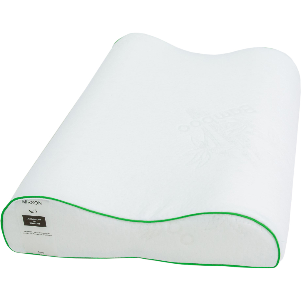 Подушка MirSon ортопедична 6016 Green nature Julia 58х40х10.5 (2200003261165) - зображення 1