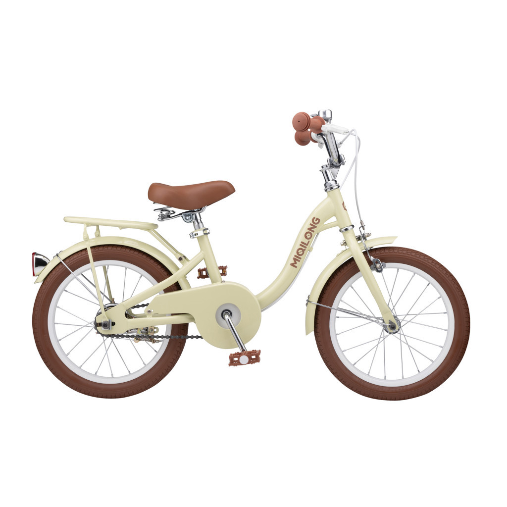 Дитячий велосипед Miqilong LS 16" бежевий (RBB-LS16-BEIGE) - зображення 3