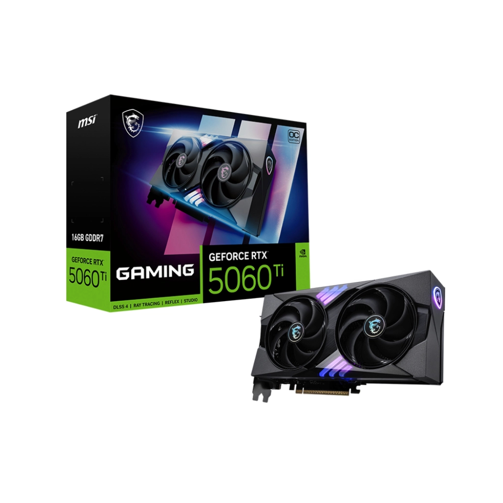 Відеокарта MSI GeForce RTX5060Ti 16Gb GAMING OC (RTX 5060 Ti 16G GAMING OC) - зображення 5