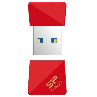 USB флеш накопичувач Silicon Power 64Gb Jewel J08 Red USB 3.0 (SP064GBUF3J08V1R) - зображення 3