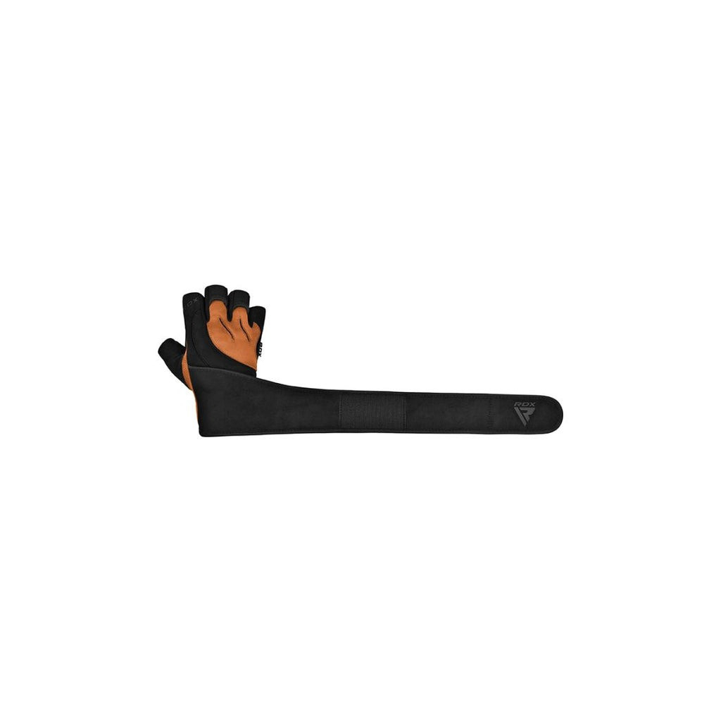 Рукавички для фітнесу RDX Micro Tan/Black Plus S (WGM-L4TN-S+) - зображення 5