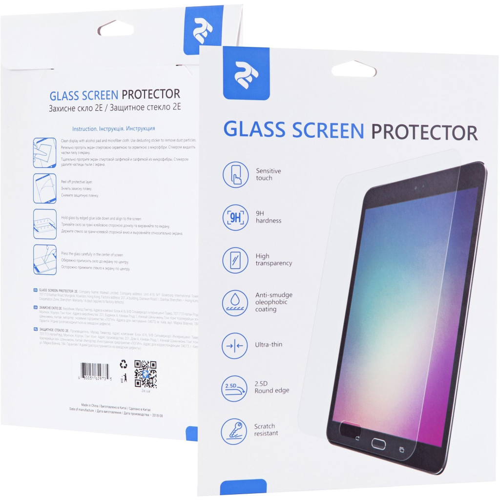 Скло захисне 2E Samsung Galaxy Tab A9 (Х110) 8.7" (2023), 2.5D (2E-G-TABA9-LT2.5D-CL) - зображення 2