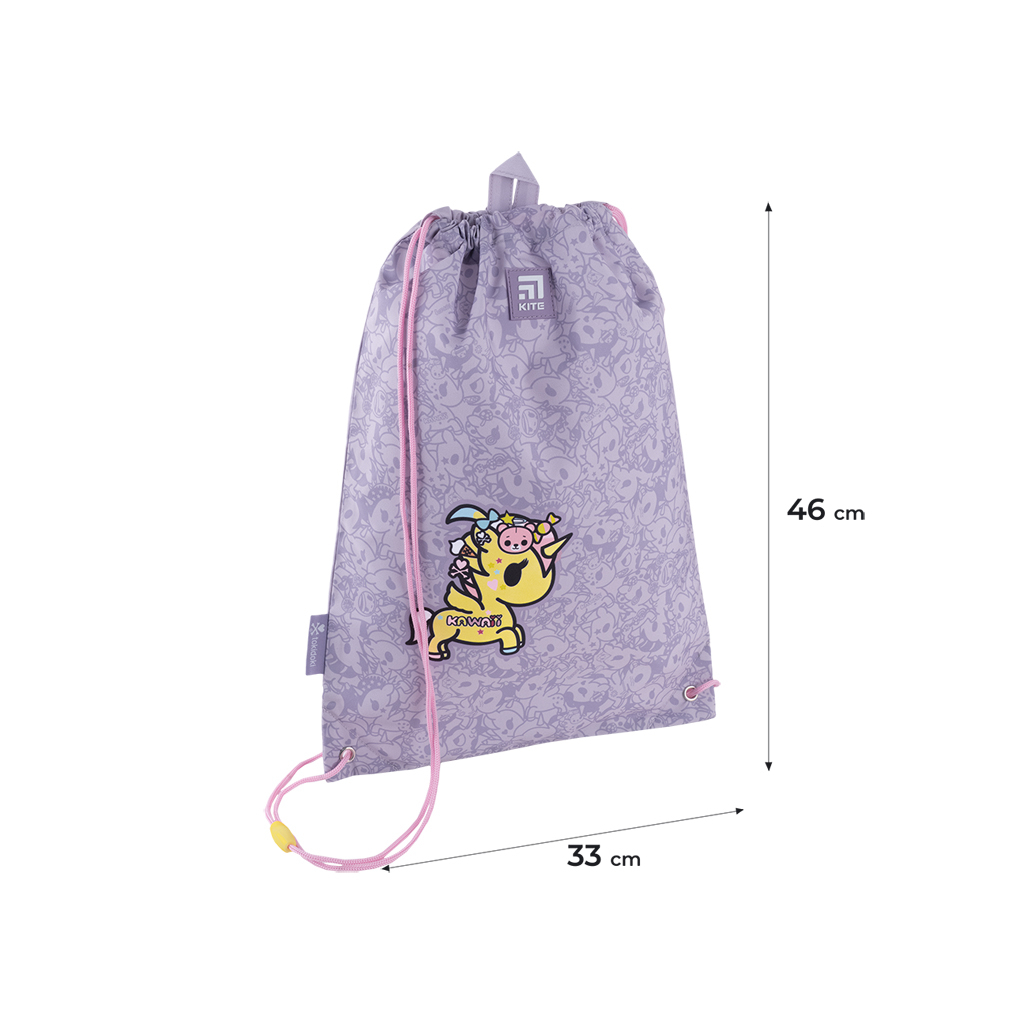 Сумка для взуття Kite Tokidoki Бузкова (TK24-600M) - зображення 2