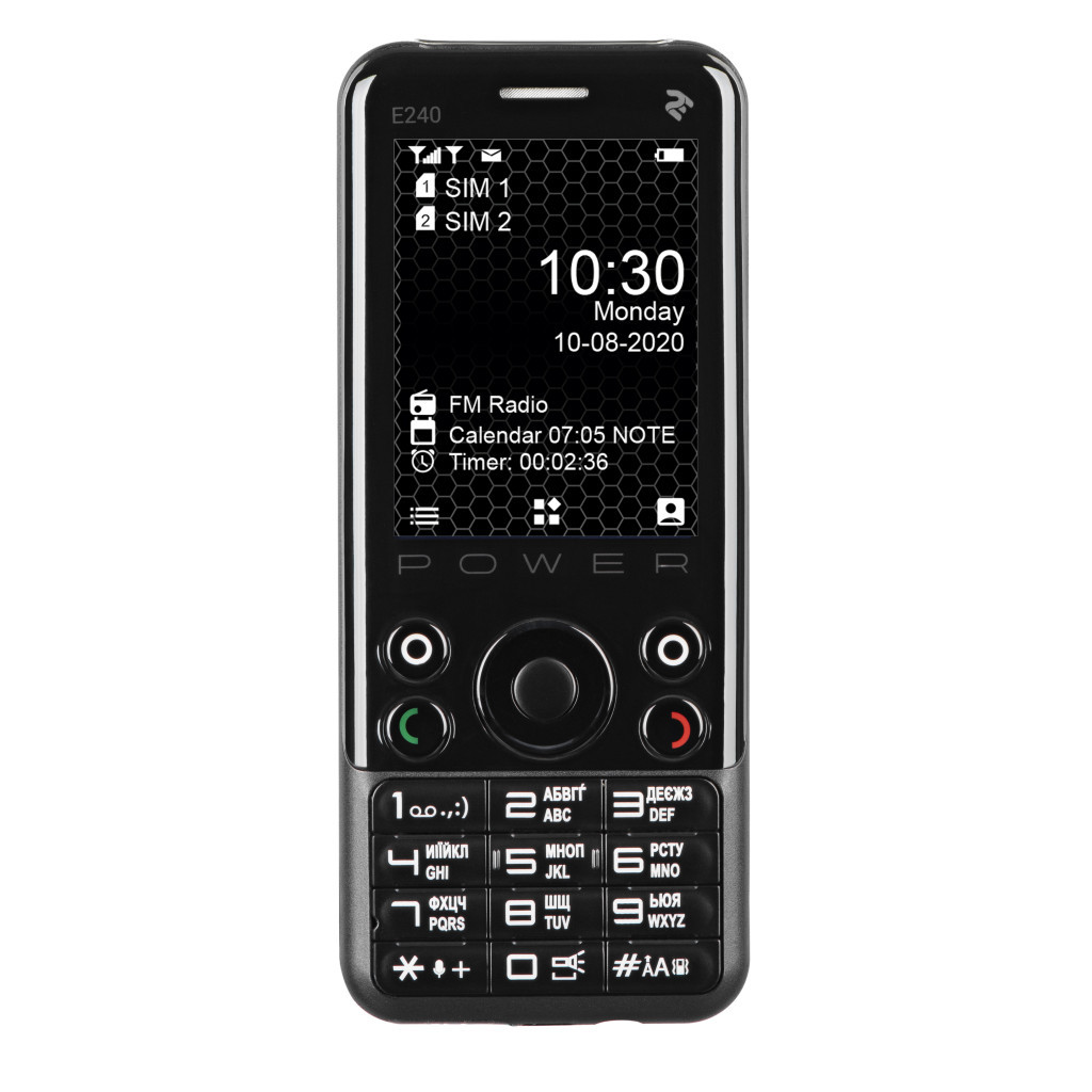Мобільний телефон 2E E240 POWER Black (680576170088) - зображення 2