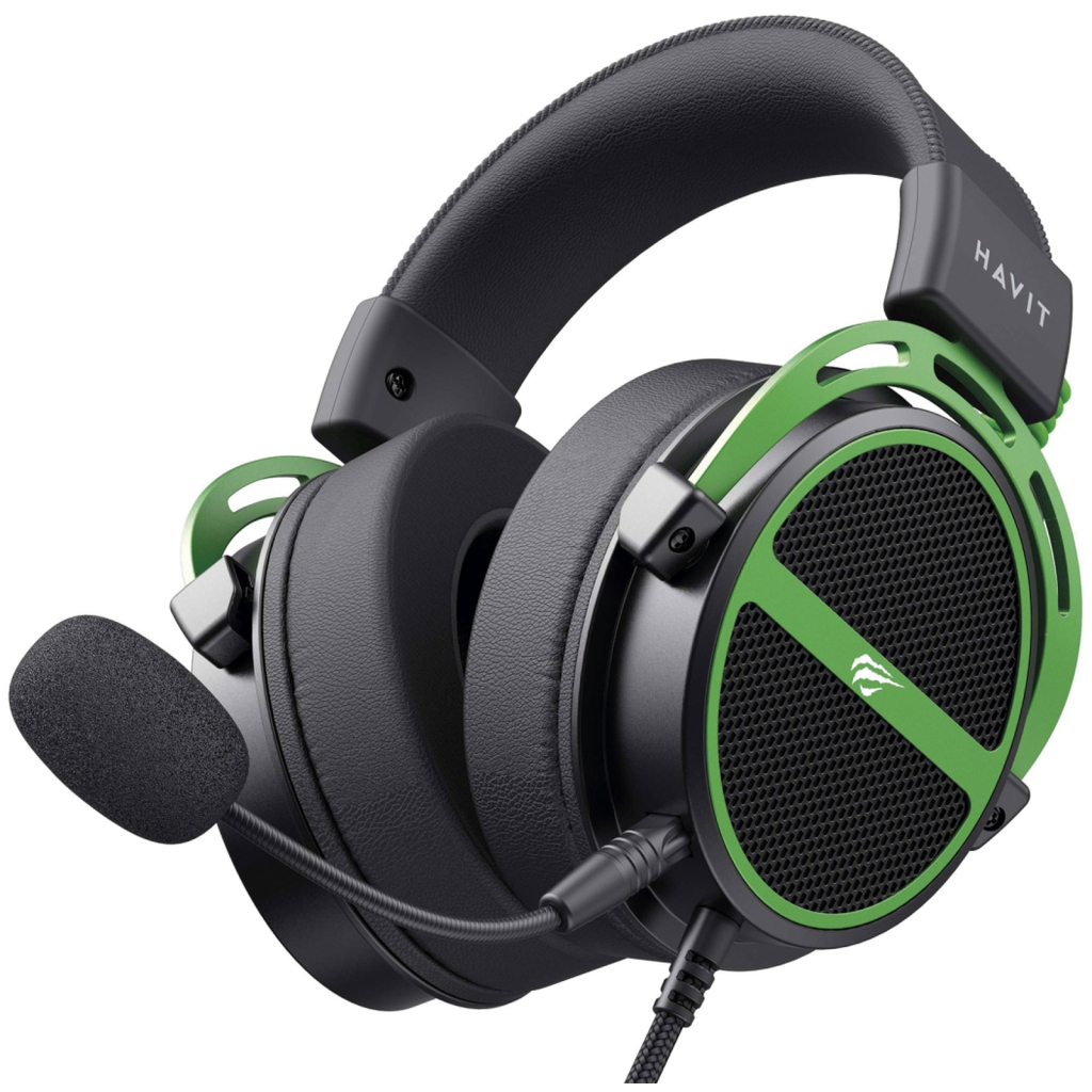 Навушники Havit HV-H2030E Black/Green (6939119067076) - зображення 5