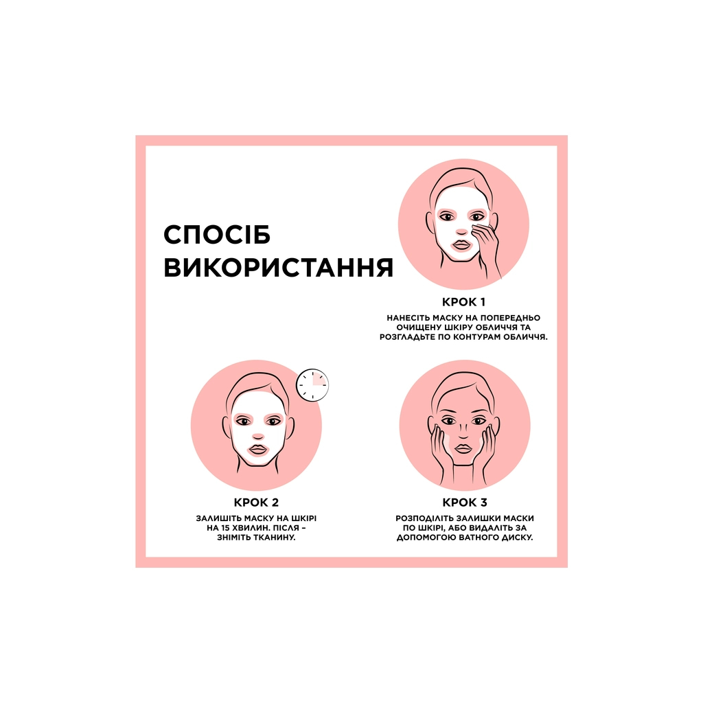 Маска для обличчя Garnier Skin Naturals Тканинна Живлення-Бомба 28 г (3600542319751/3600542319768) - изображение 5