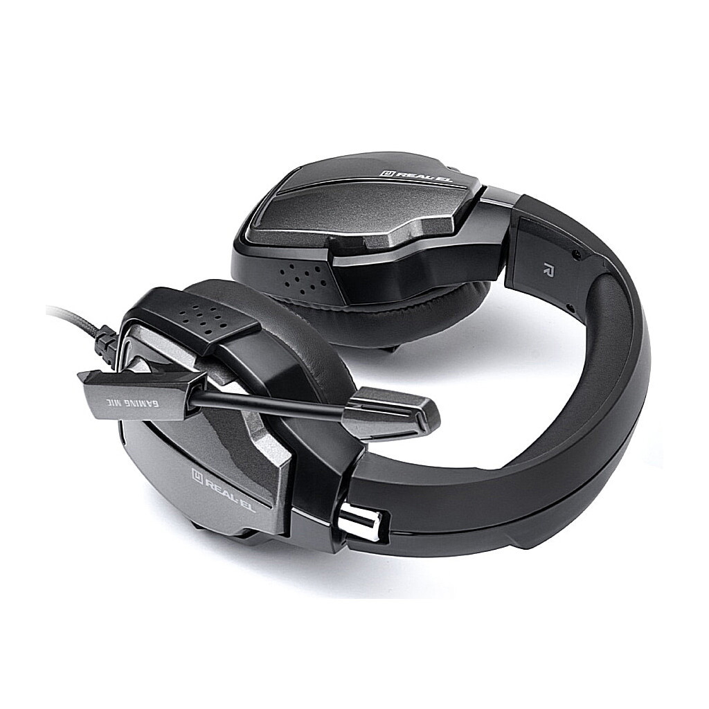 Навушники REAL-EL GDX-7680 Black - зображення 7