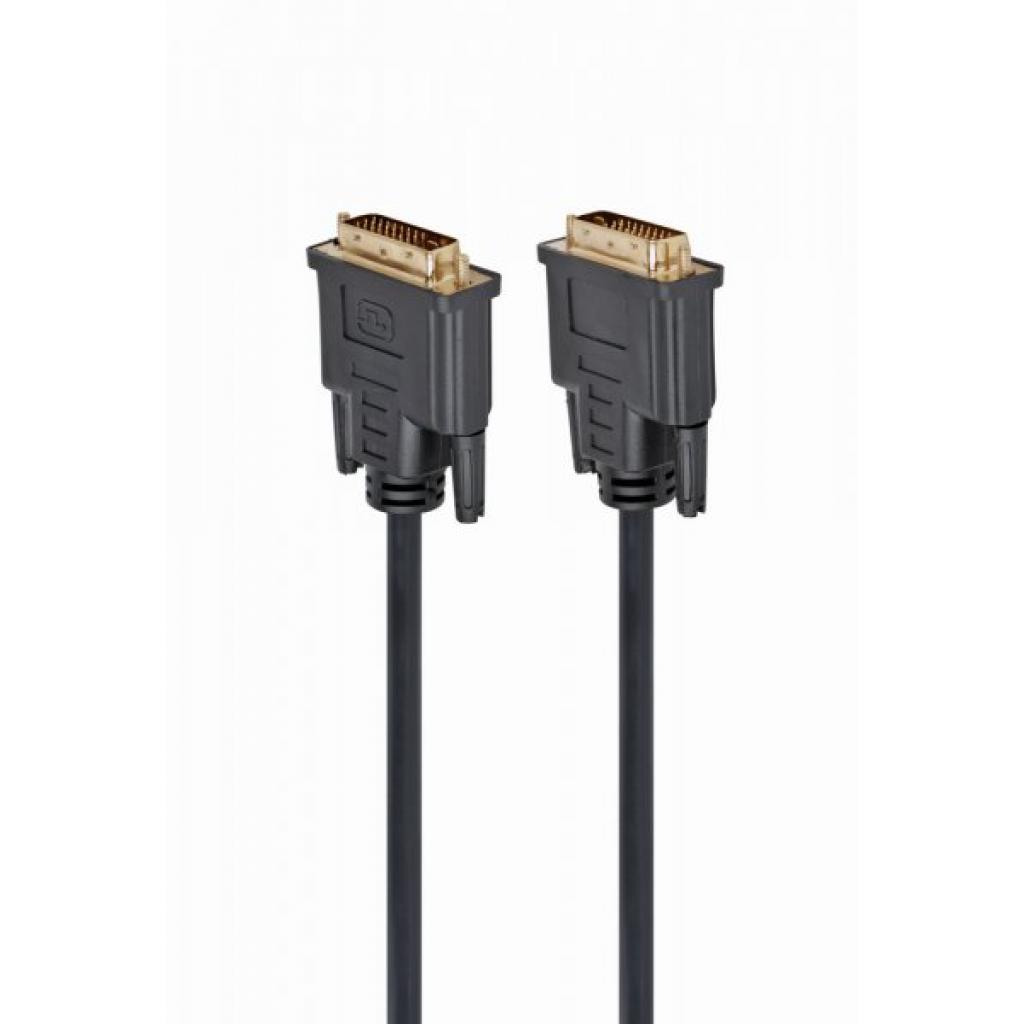 Кабель мультимедійний DVI to DVI 24+1pin, 4.5m Cablexpert (CC-DVI2-BK-15) - зображення 1
