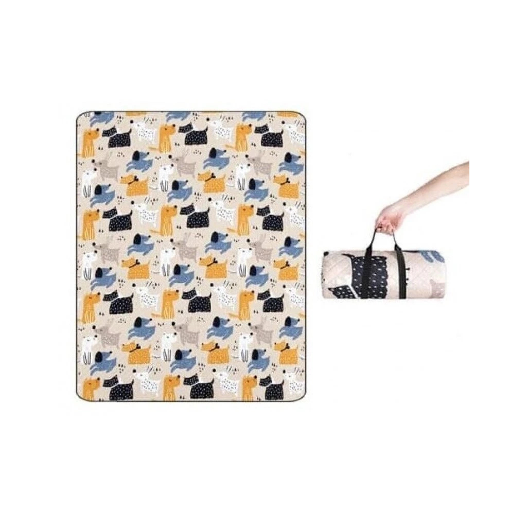 Туристичний килимок Naturehike NH21FCD01 170 х 200 см домашні тварини (6927595774144) - зображення 3