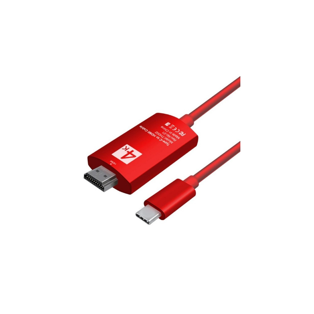 Перехідник Type C to HDMI, 2m, 4K, 30HZ Extradigital (KBH1751) - зображення 1