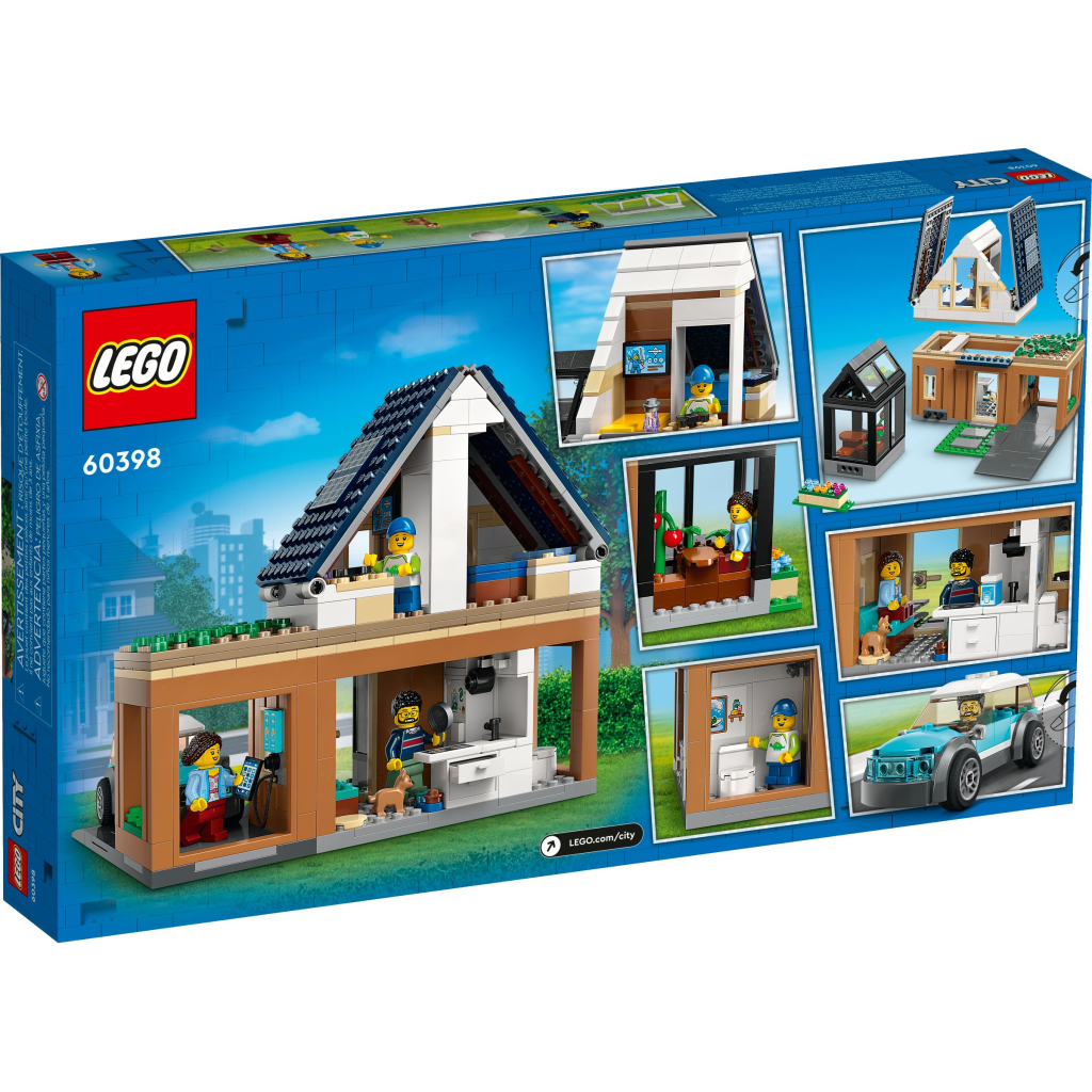 Конструктор LEGO City Сімейний будинок й електромобіль (60398) - зображення 10