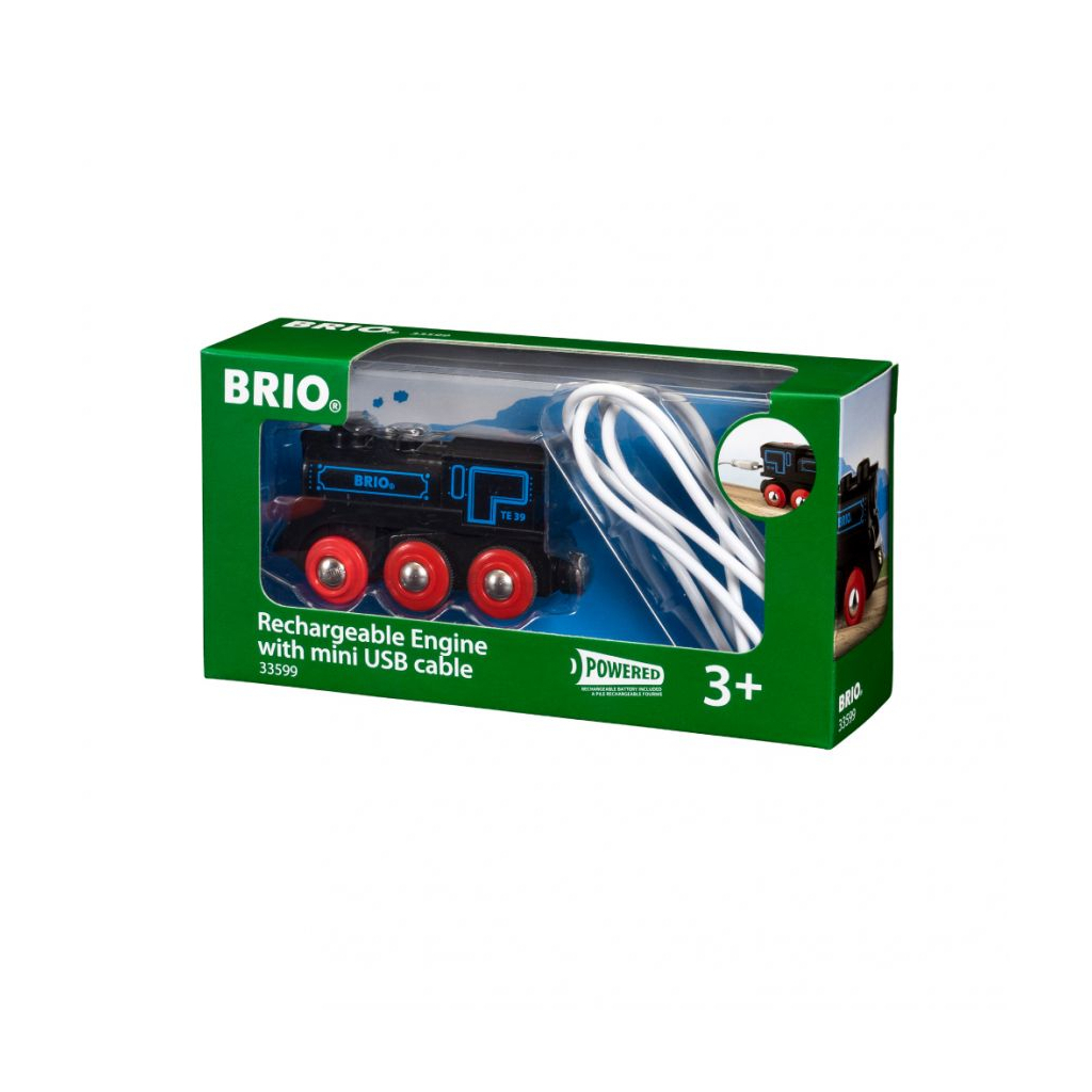 Залізниця Brio Потяг з акумулятором та USB-кабелем (33599) - зображення 4