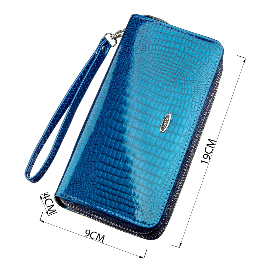 Гаманець Kivi З екошкіри Синій (19022) - зображення 4