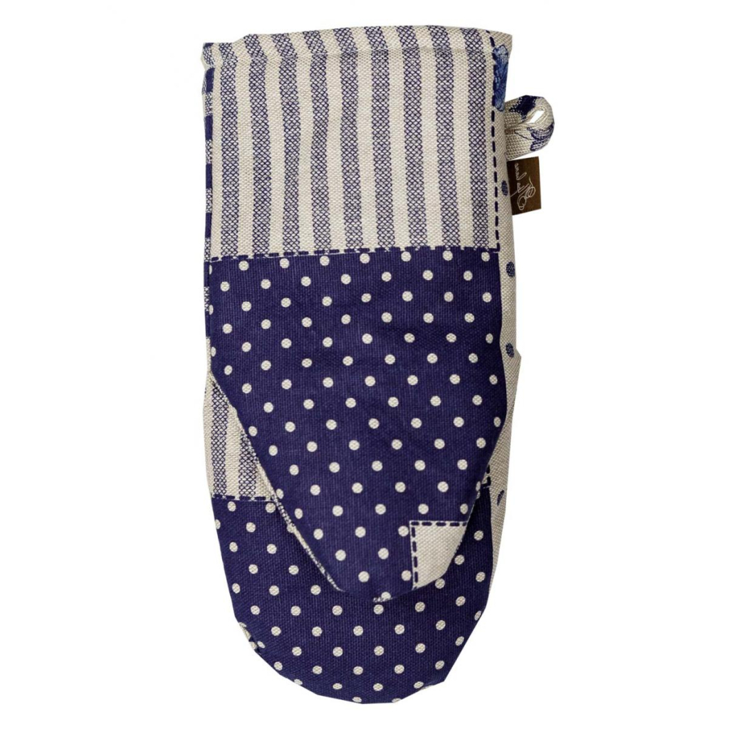 Кухонна прихватка Прованс Рукавичка Печворк синій Господиня (031504) - изображение 2