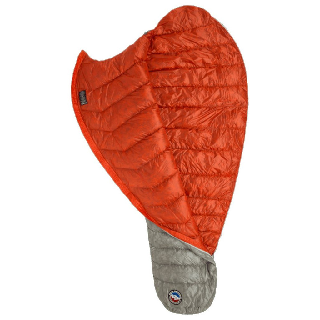 Спальний мішок Big Agnes Pluton UL 40 (850 DownTek) Long gray/pumpkin - Left Zip (021.0212) - зображення 3