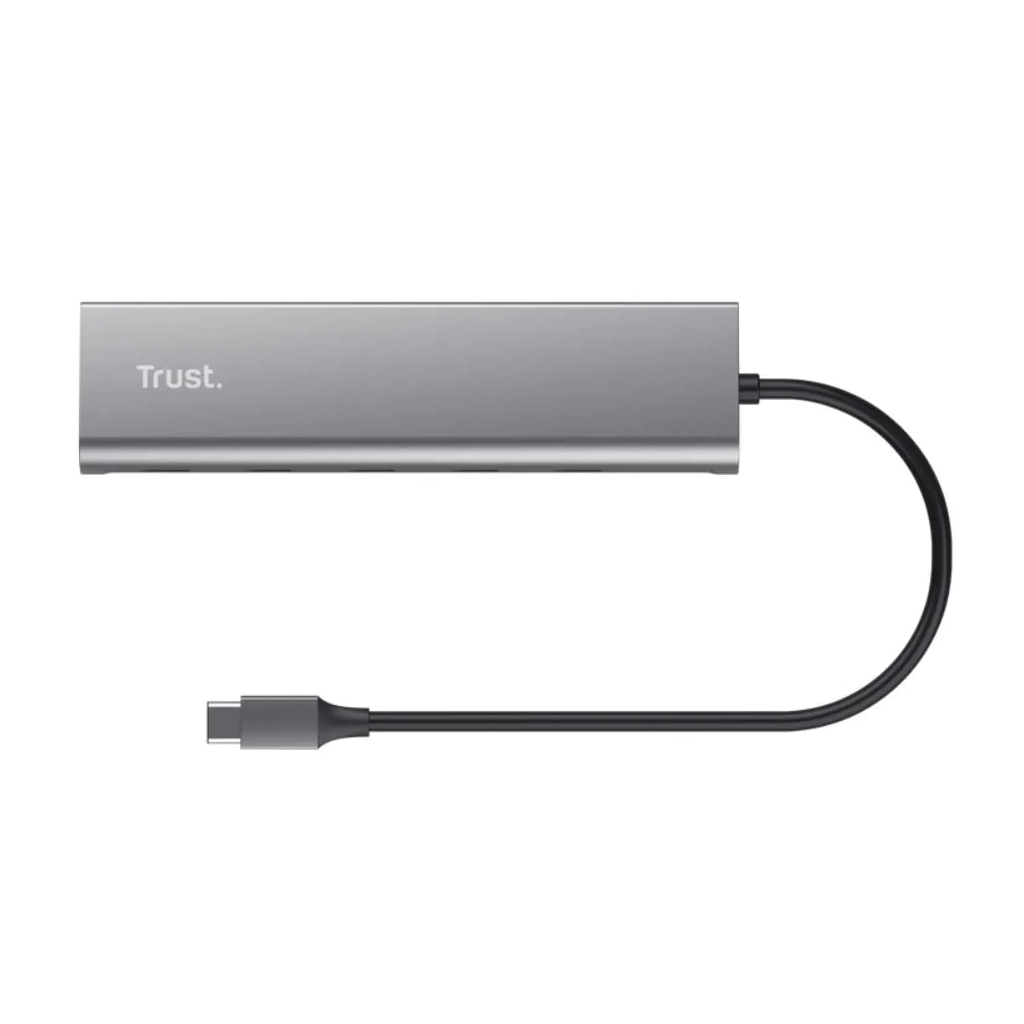 Концентратор Trust USB-C to 5xUSB-C aluminium 0.1m grey (25136_TRUST) - зображення 5