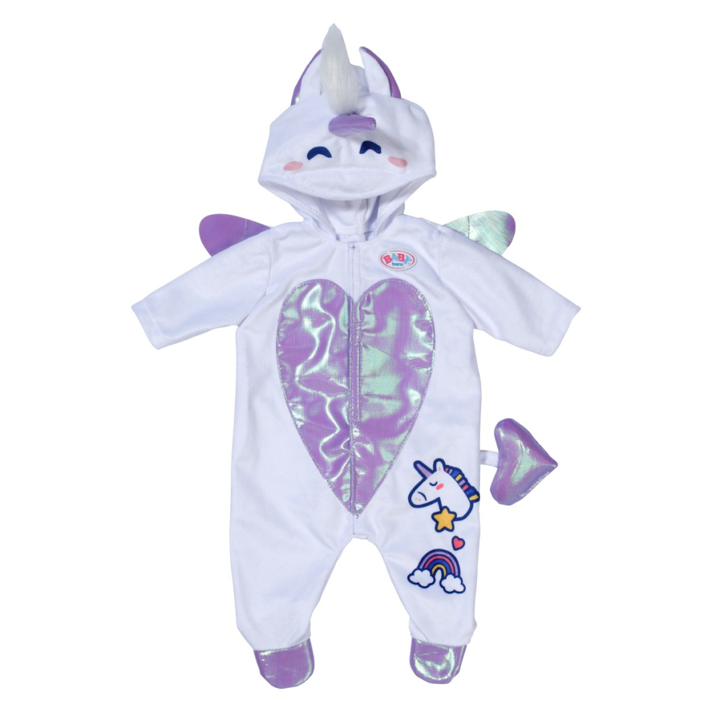 Аксесуар до ляльки Zapf Одяг для ляльки Baby Born - Комбінезон Єдинорога (838266) - зображення 1