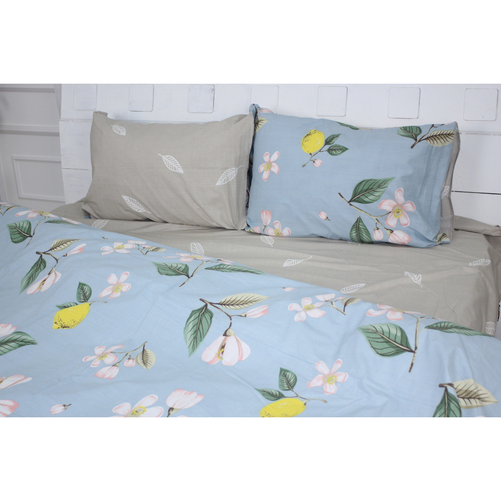Постільна білизна MirSon Бязь Premium 17-0374 Flowers Євро (2200002668521) - зображення 3