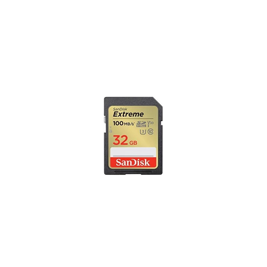 Карта пам'яті SanDisk 32GB SD class 10 UHS-I Extreme (SDSDXVT-032G-GNCIN) - зображення 1