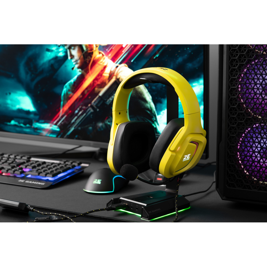 Підставка для гарнітури 2E Gaming GST320 RGB 7.1 USB Black (2E-GST320UB) - зображення 9