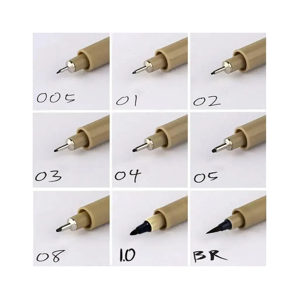 Лайнер Sakura Pigma Micron (0.1) 0,25 мм Чорний (084511306363) - изображение 9
