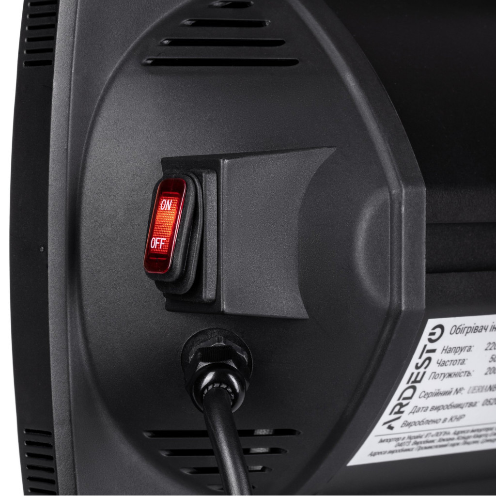 Обігрівач Ardesto IH-2000-CBN1B - зображення 7