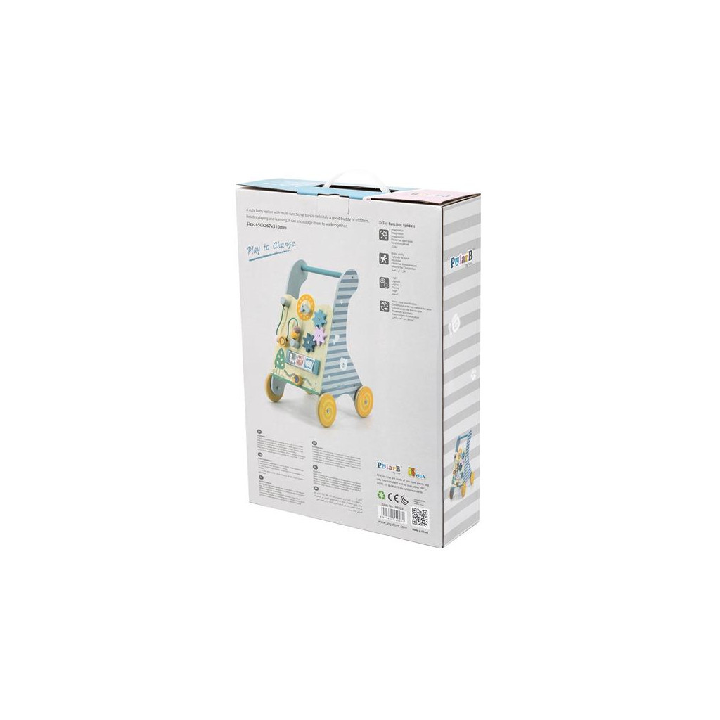 Ходунки Viga Toys PolarB з бізібордом (44028) - изображение 3