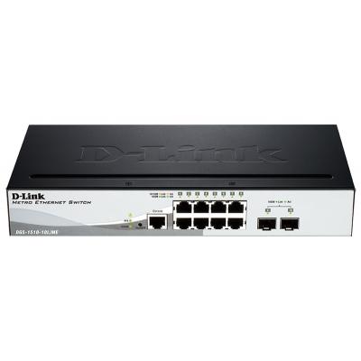 Комутатор мережевий D-Link DGS-1510-10L/ME - зображення 2