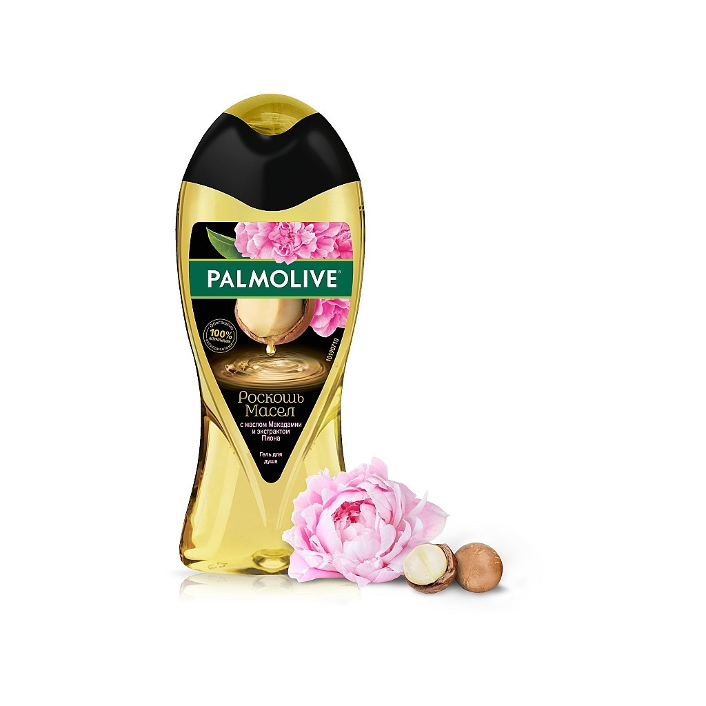 Гель для душу Palmolive Розкіш олій з олією макадамії й екстрактом півонії 250 мл (8693495049665) - зображення 3